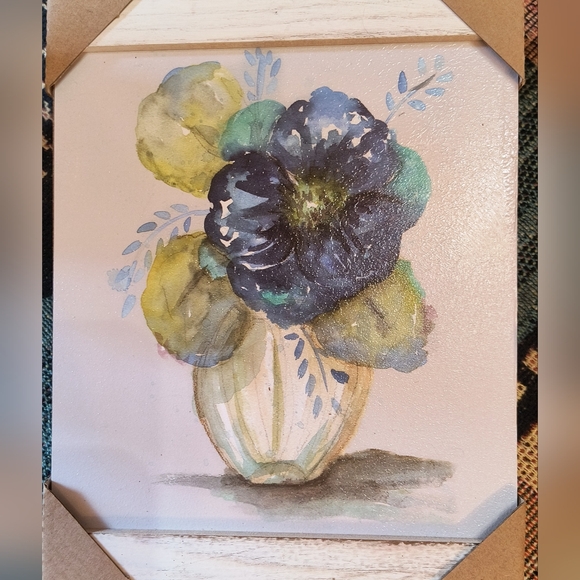 NWT, Floral Plaque w/Crystex & Lift - Picture 5 of 6